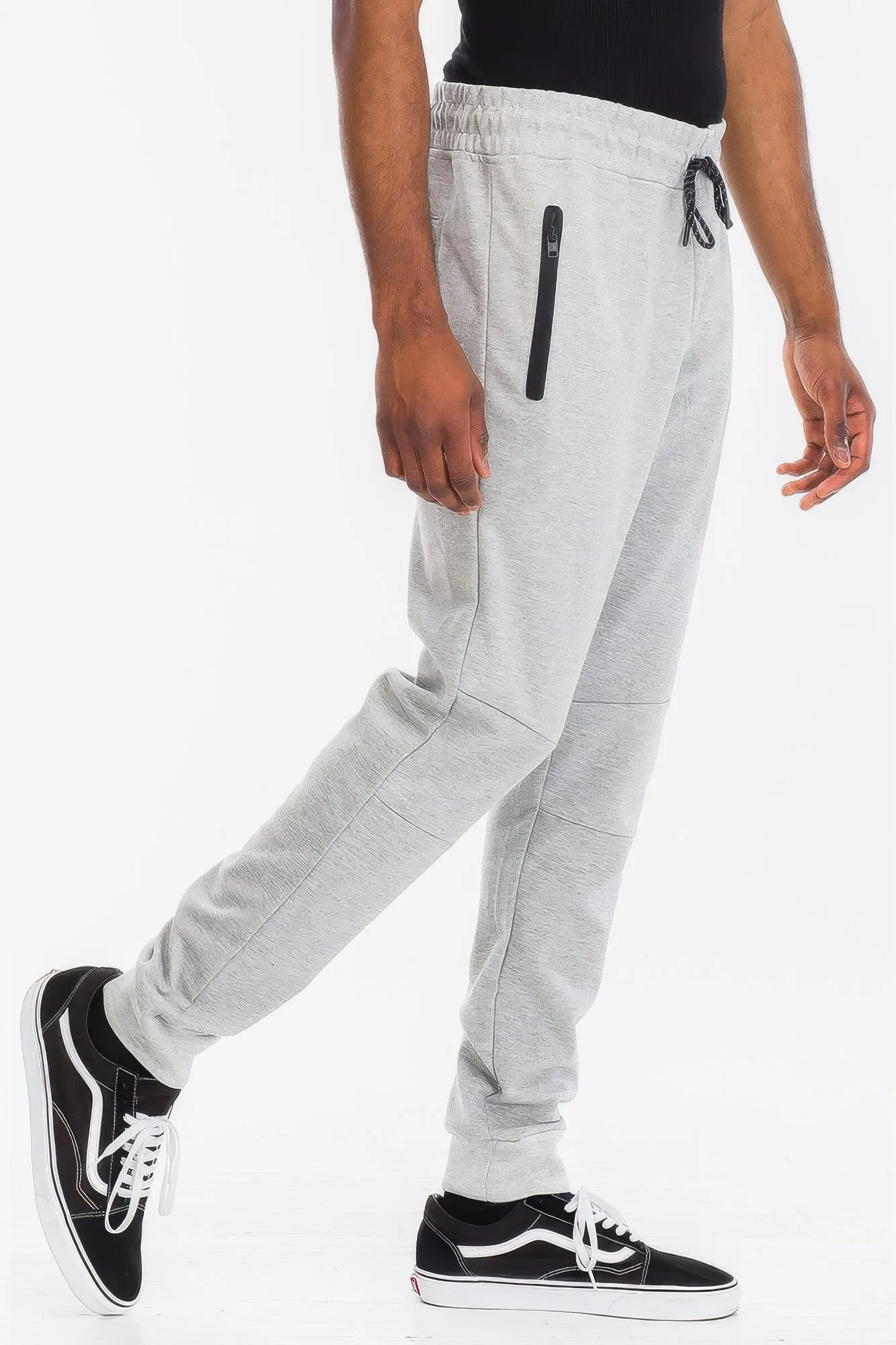 11 Colors | Mens Solid Heathered Jogger