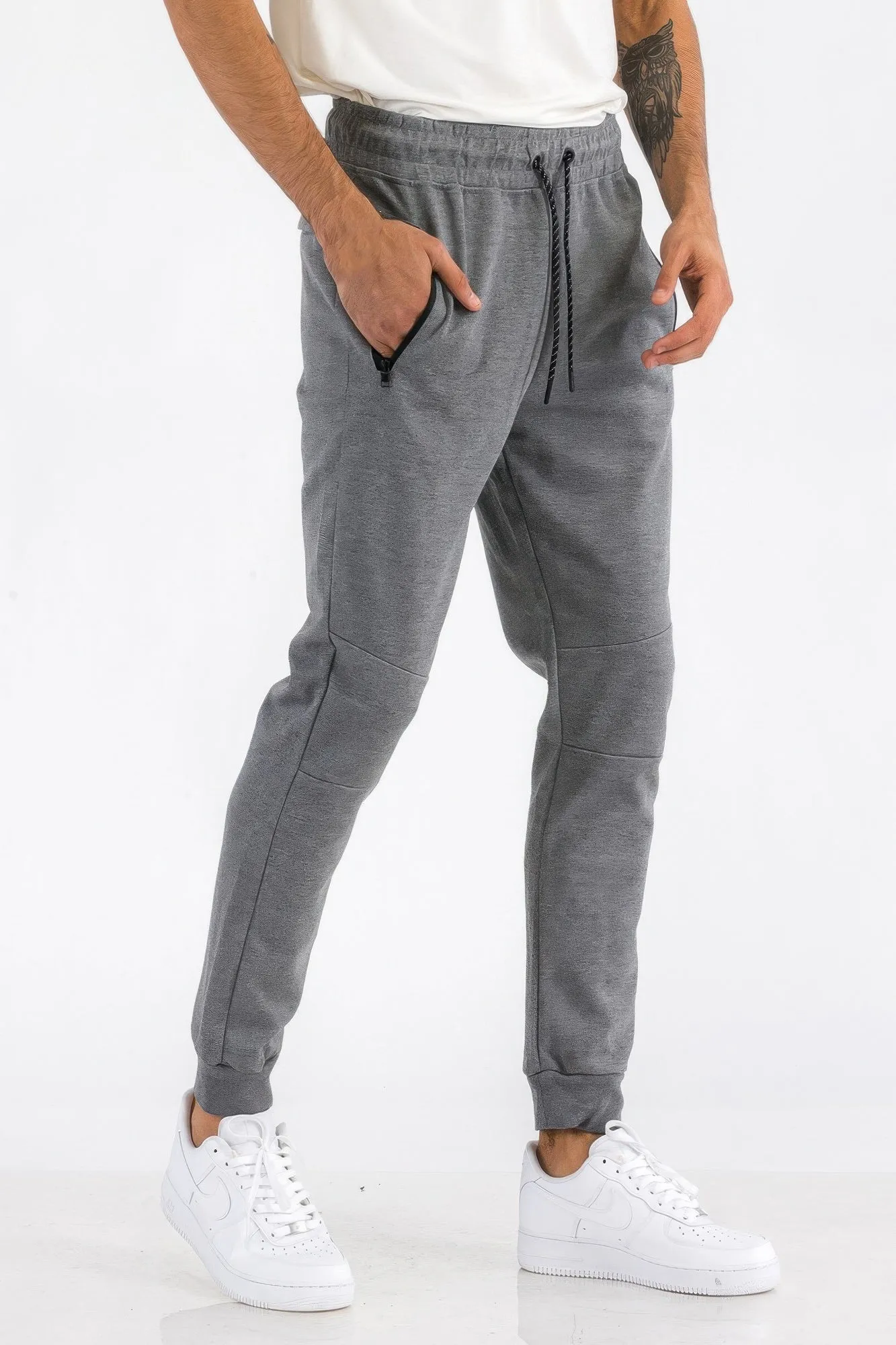 11 Colors | Mens Solid Heathered Jogger