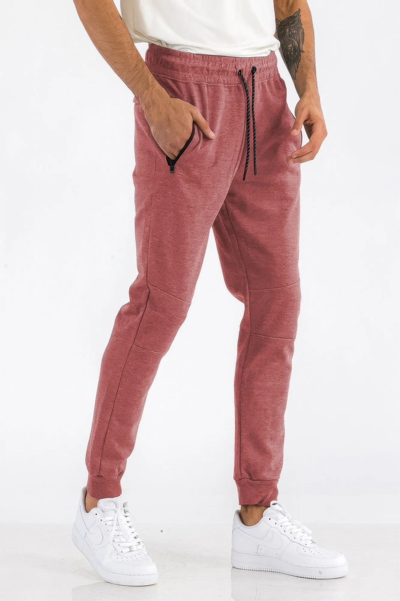 11 Colors | Mens Solid Heathered Jogger