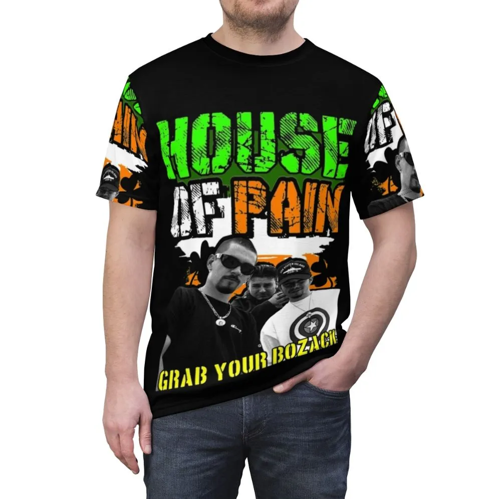 90s Long Sleeve AOP T-Shirt Inspired by Frank Turner's Music and Lyrics