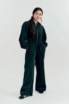 Amrita Organic Cotton Corduroy Jumpsuit Dark Marine