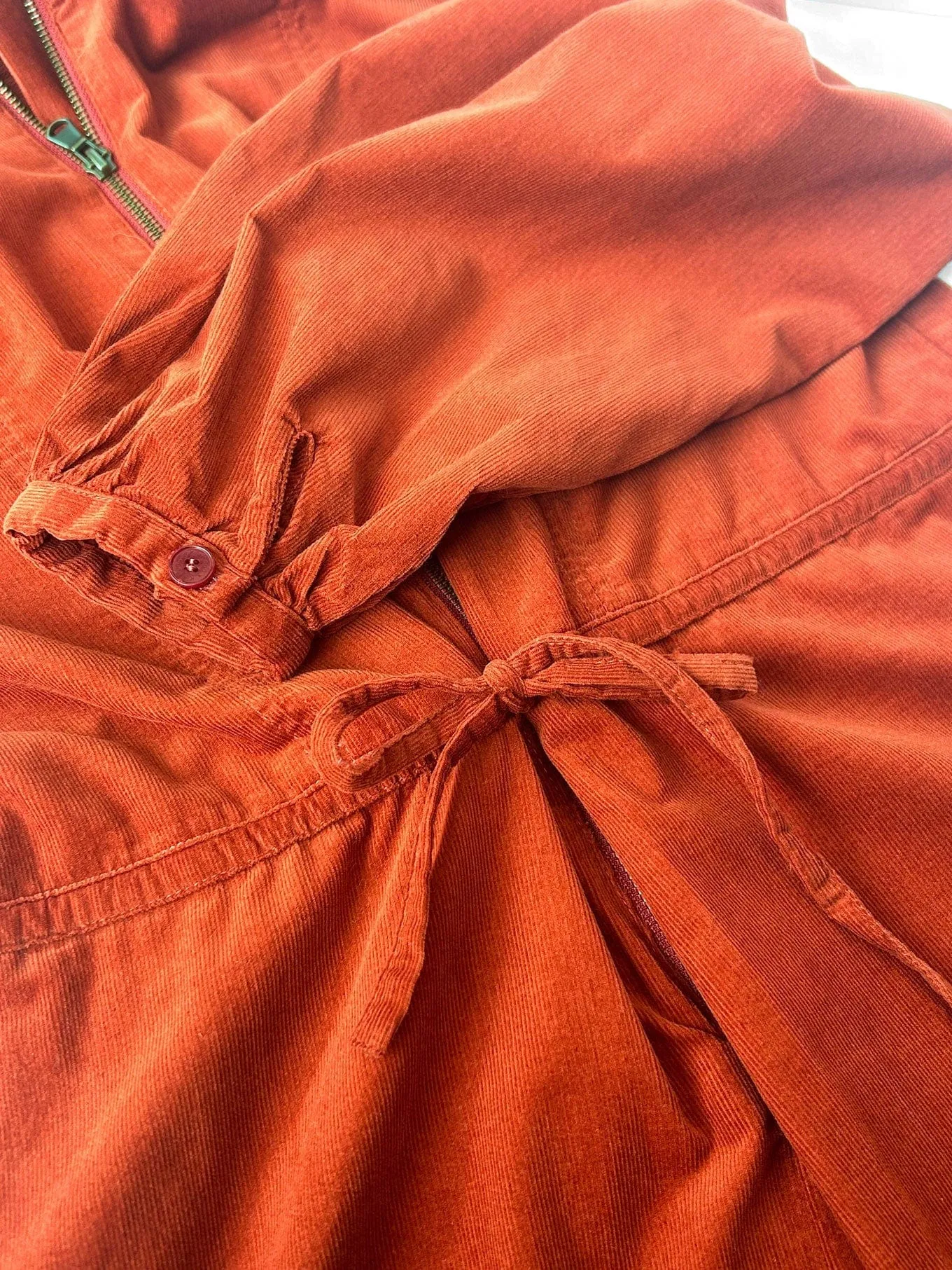 Amrita Womens' Organic Cotton Jumpsuit | Terracotta