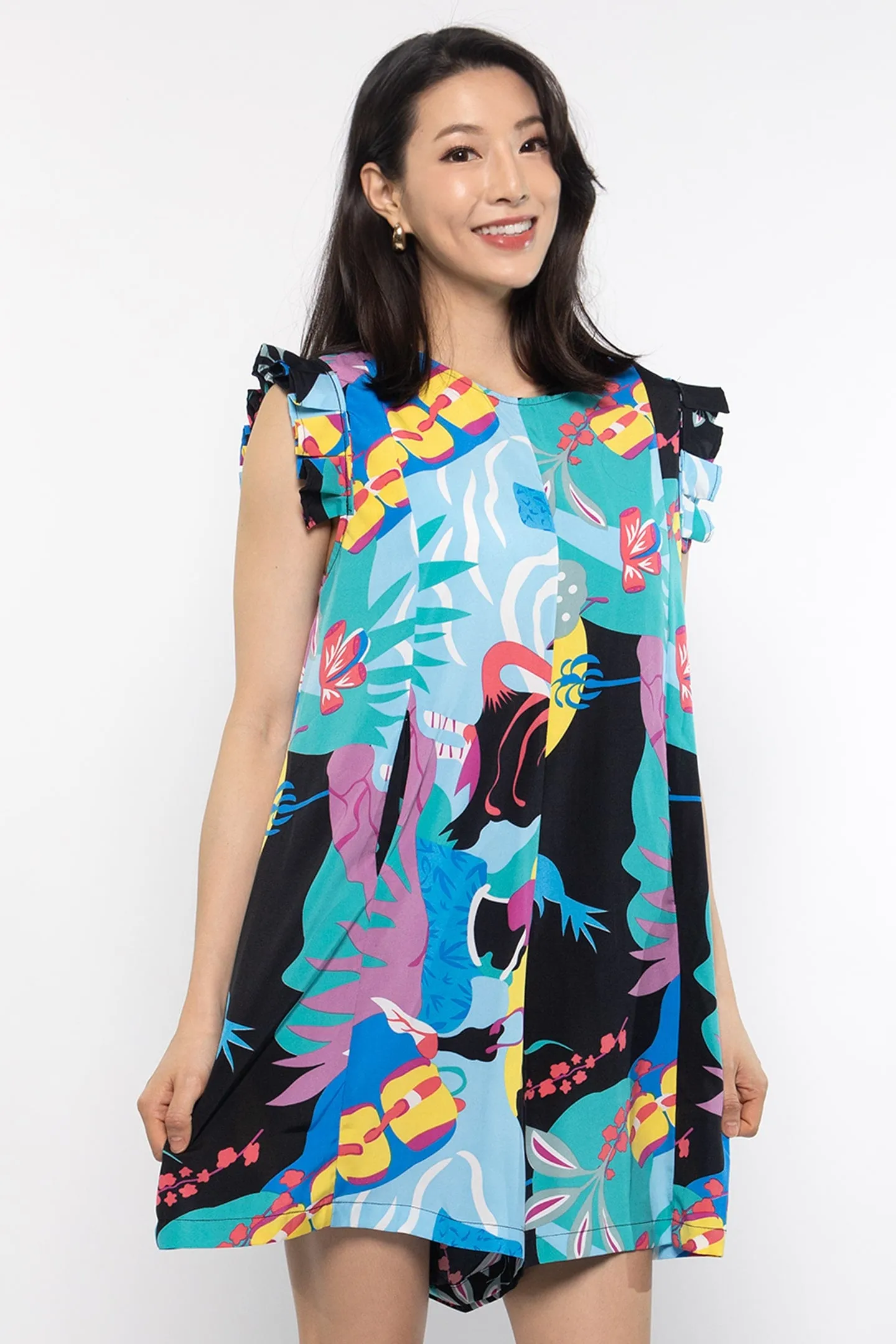 Aniya Playsuit in Maui Delight