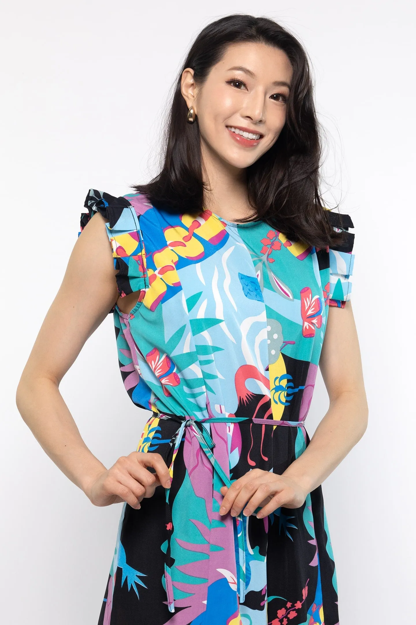 Aniya Playsuit in Maui Delight