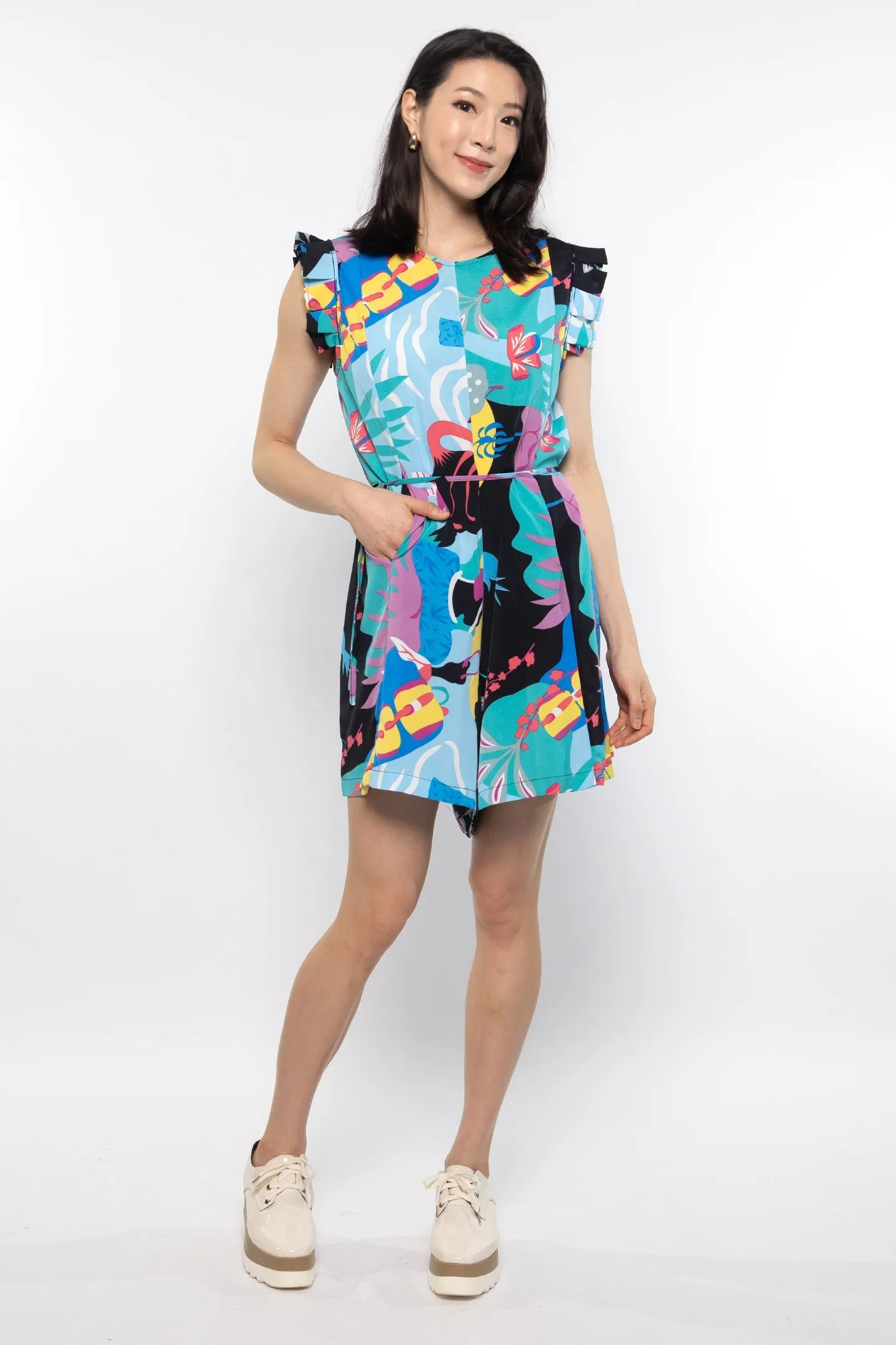 Aniya Playsuit in Maui Delight