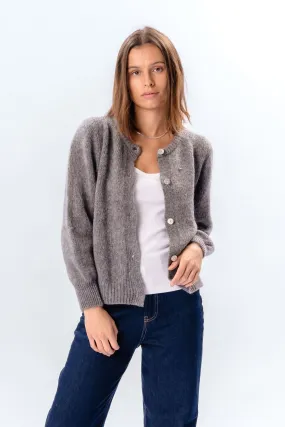 Anna Cardigan - Mørkegrå