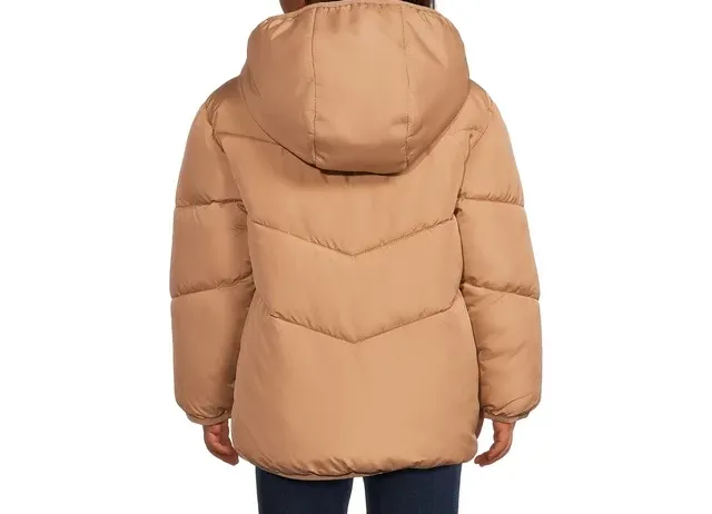Baby and Toddler Girls Puffer Jacket with Hood