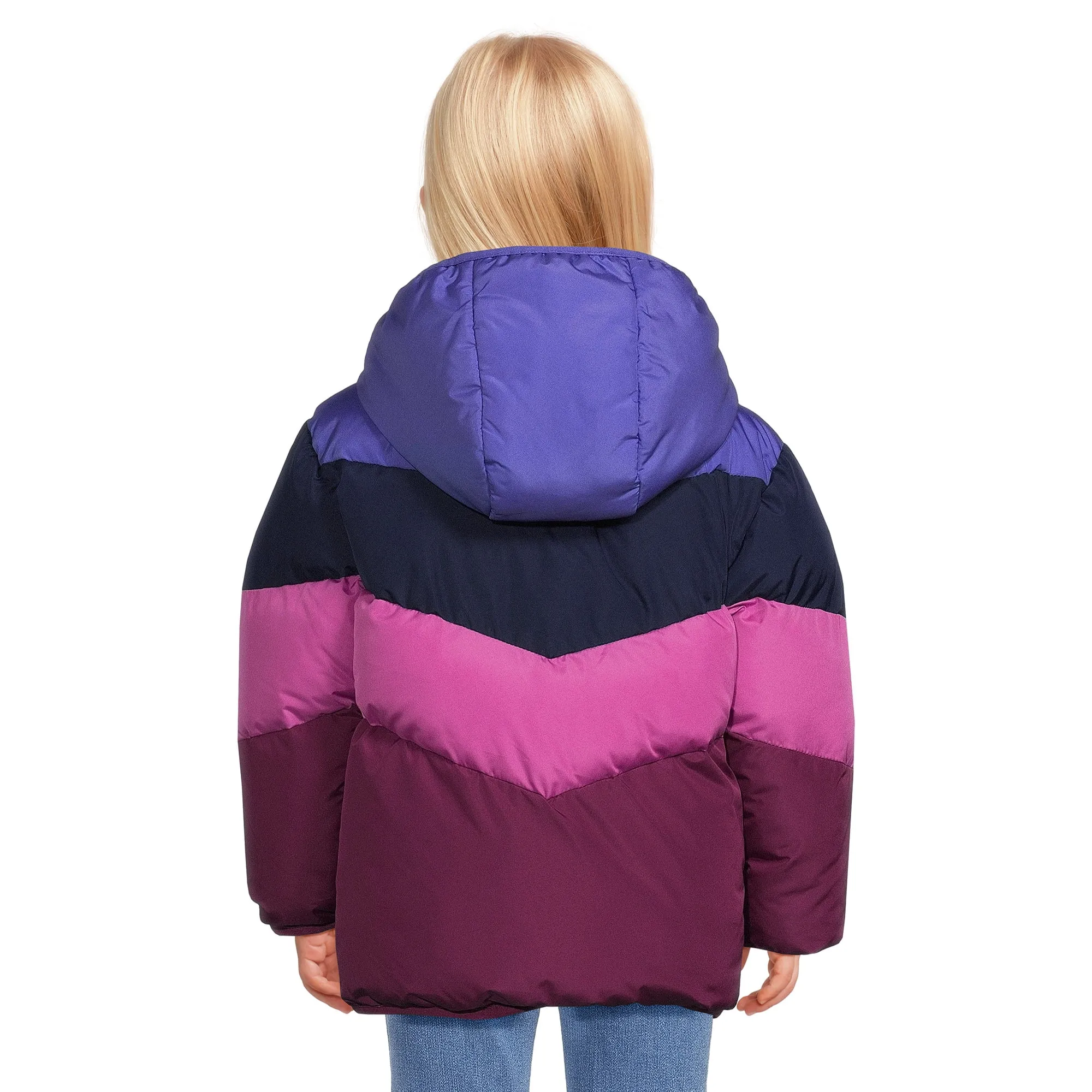 Baby and Toddler Girls Puffer Jacket with Hood