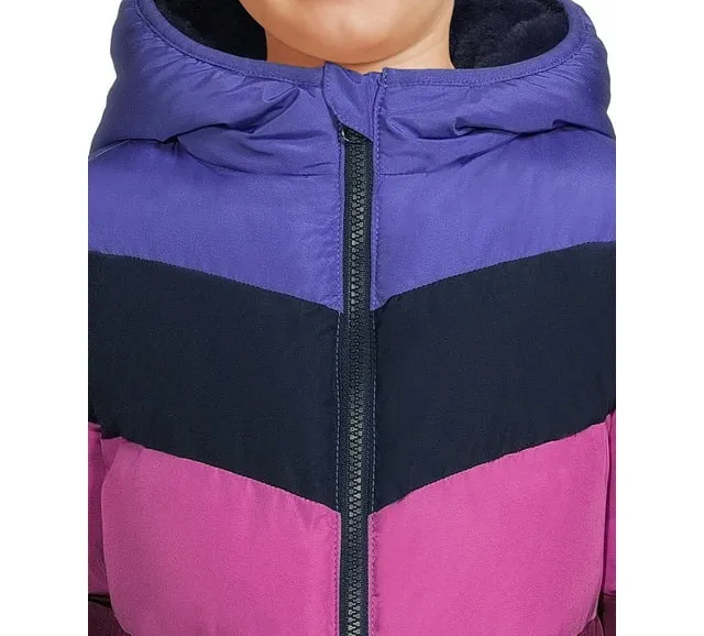 Baby and Toddler Girls Puffer Jacket with Hood