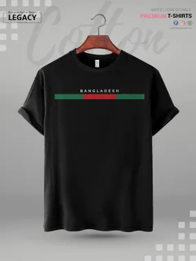 Bangladesh Flag Printed Men's Premium Quality T-Shirt In Lowest Price Only In Dhaka