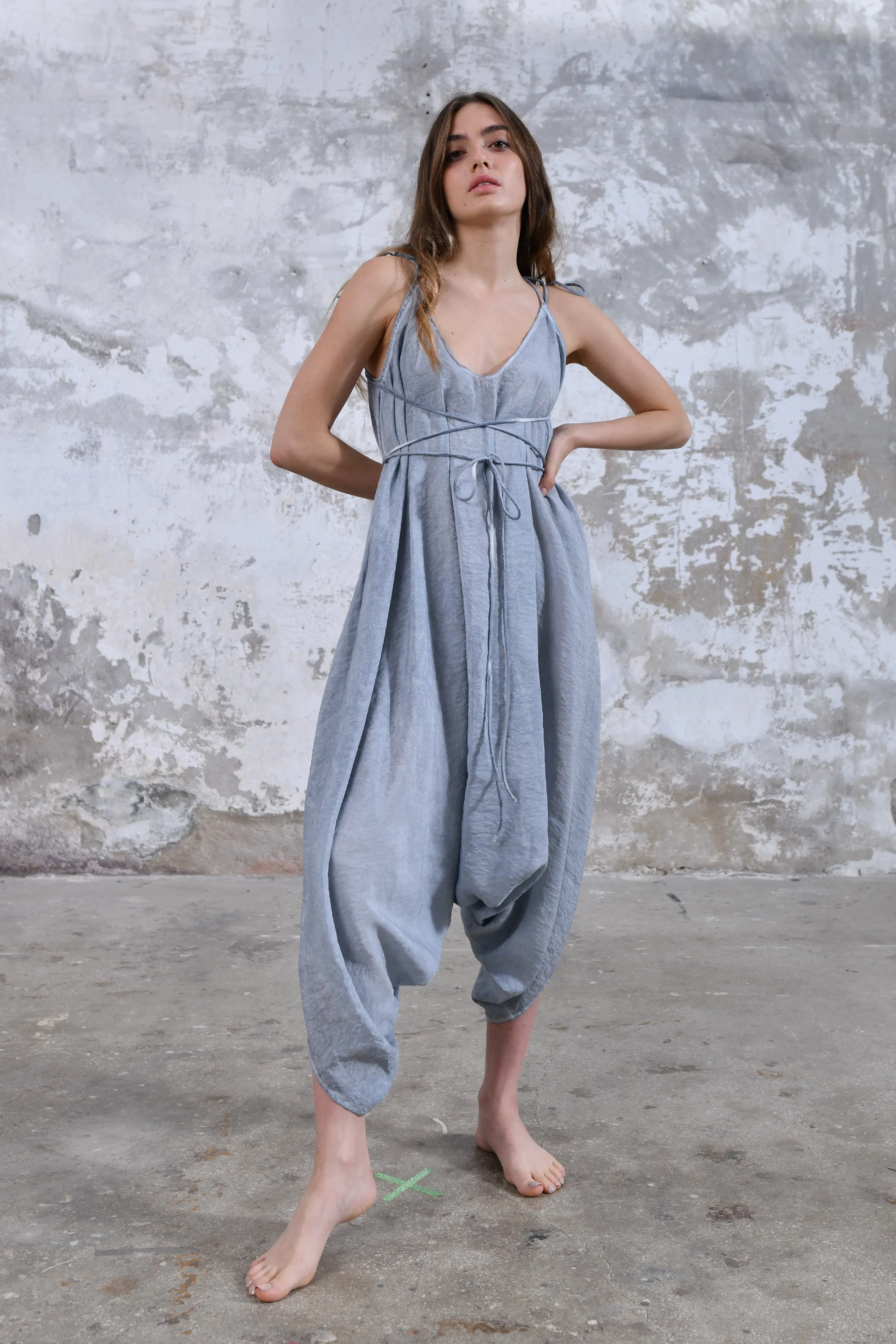 Baris Jumpsuit in Baby Blue