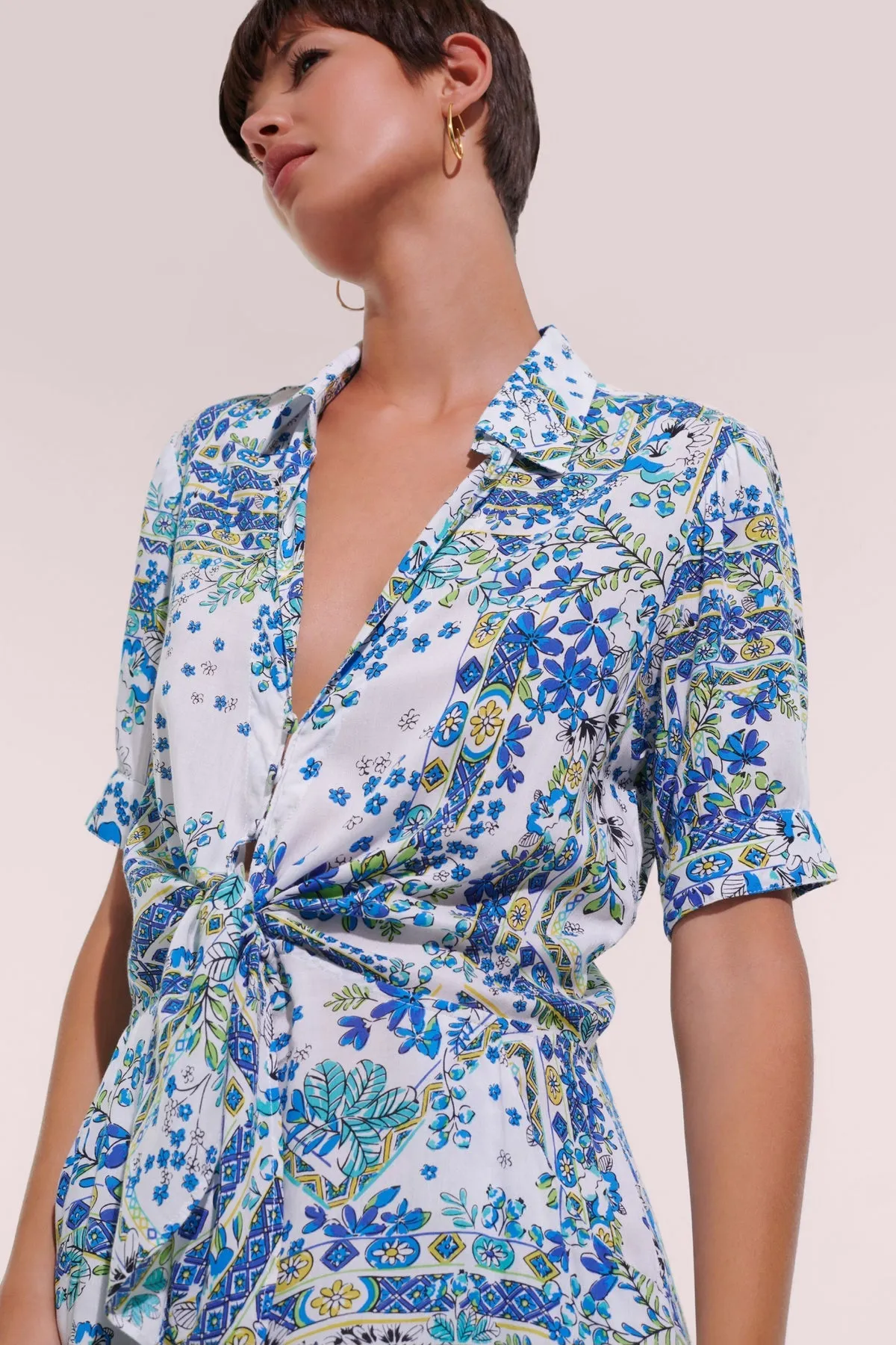 Bettina Jumpsuit Blue Foulard