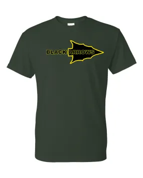 Black Arrow/Head Design, In Different Colors 50-50 Blend Unisex Short Sleeve Shirt