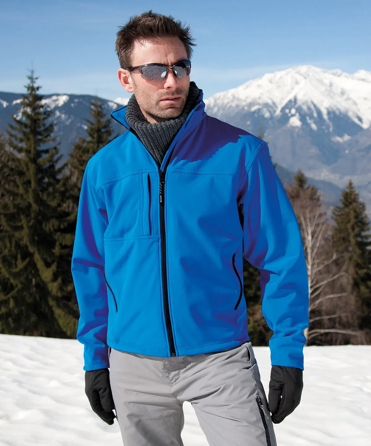 Black* - Classic softshell jacket