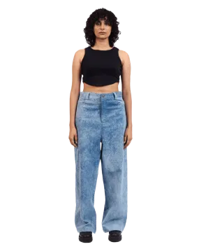 BLUE WASHED DENIM JEANS