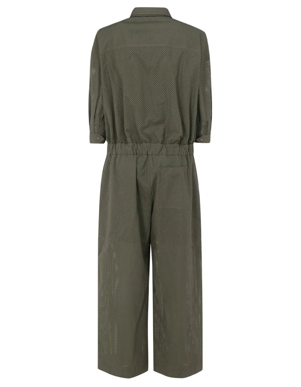 Brunello Cucinelli Buttoned Straight Leg Jumpsuit