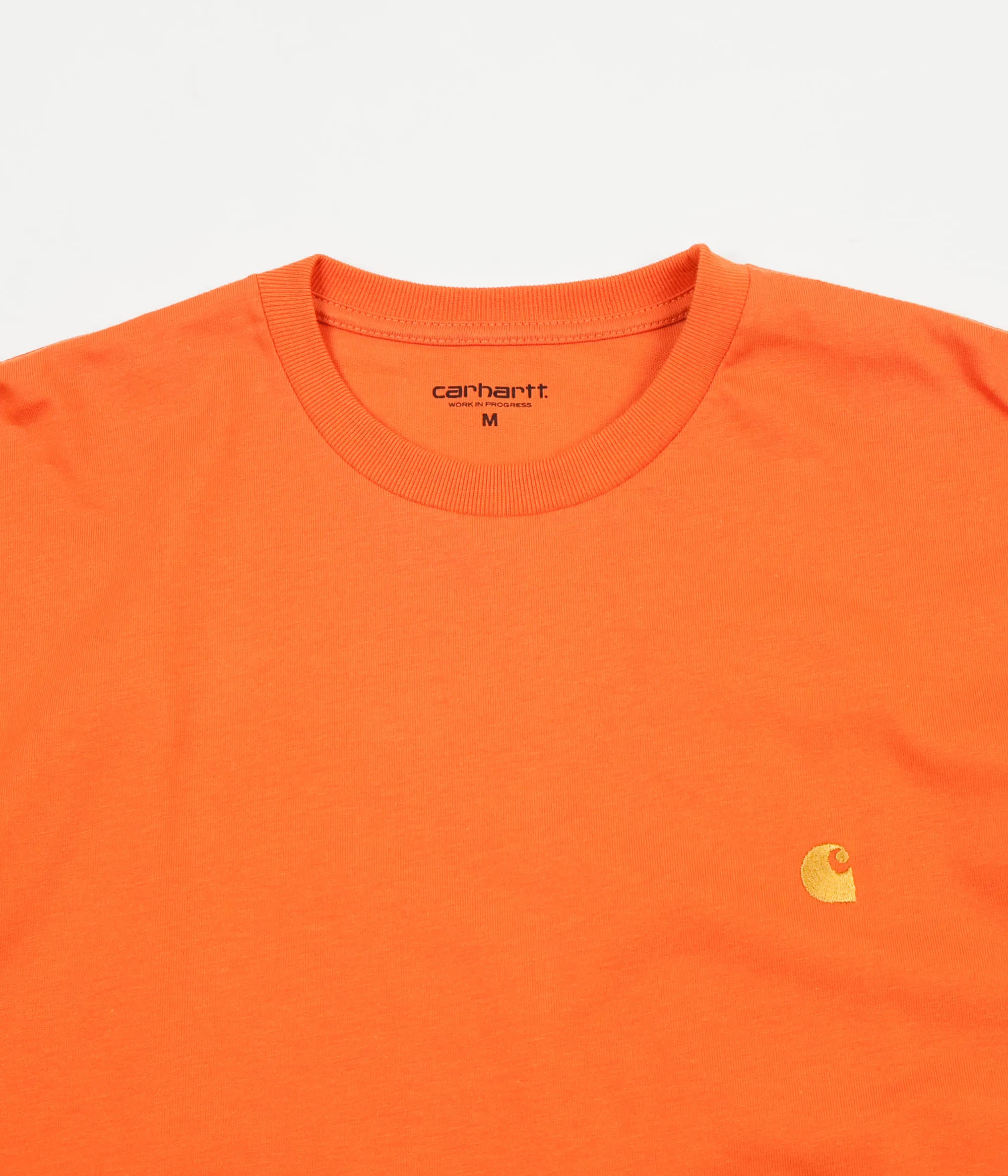 Carhartt Chase Long Sleeve T-Shirt - Jaffa / Gold
