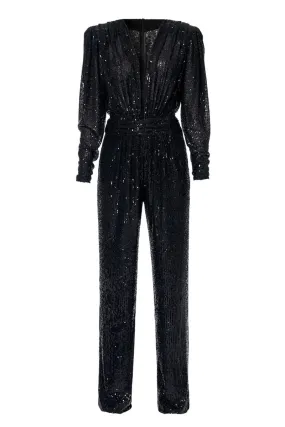 CAROLYN OBSIDIAN BLACK JUMPSUIT