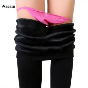 Cashmere Leggings Warm Pants