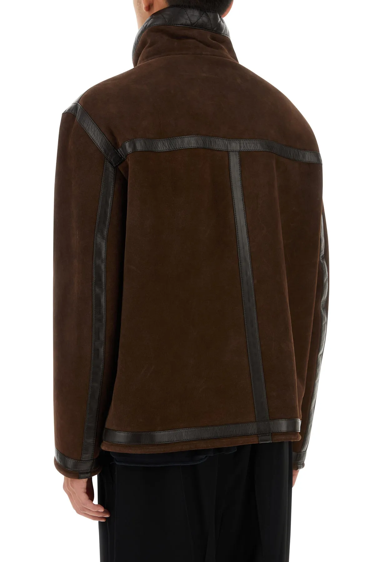 Chocolate suede jacket