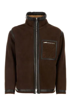Chocolate suede jacket