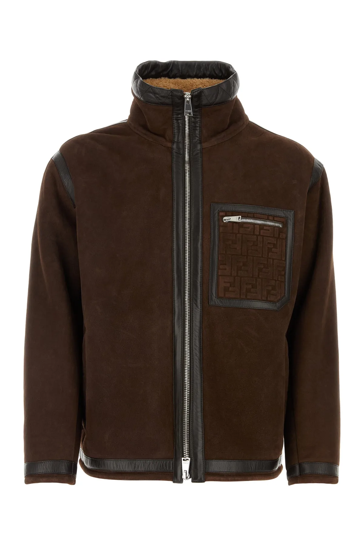 Chocolate suede jacket