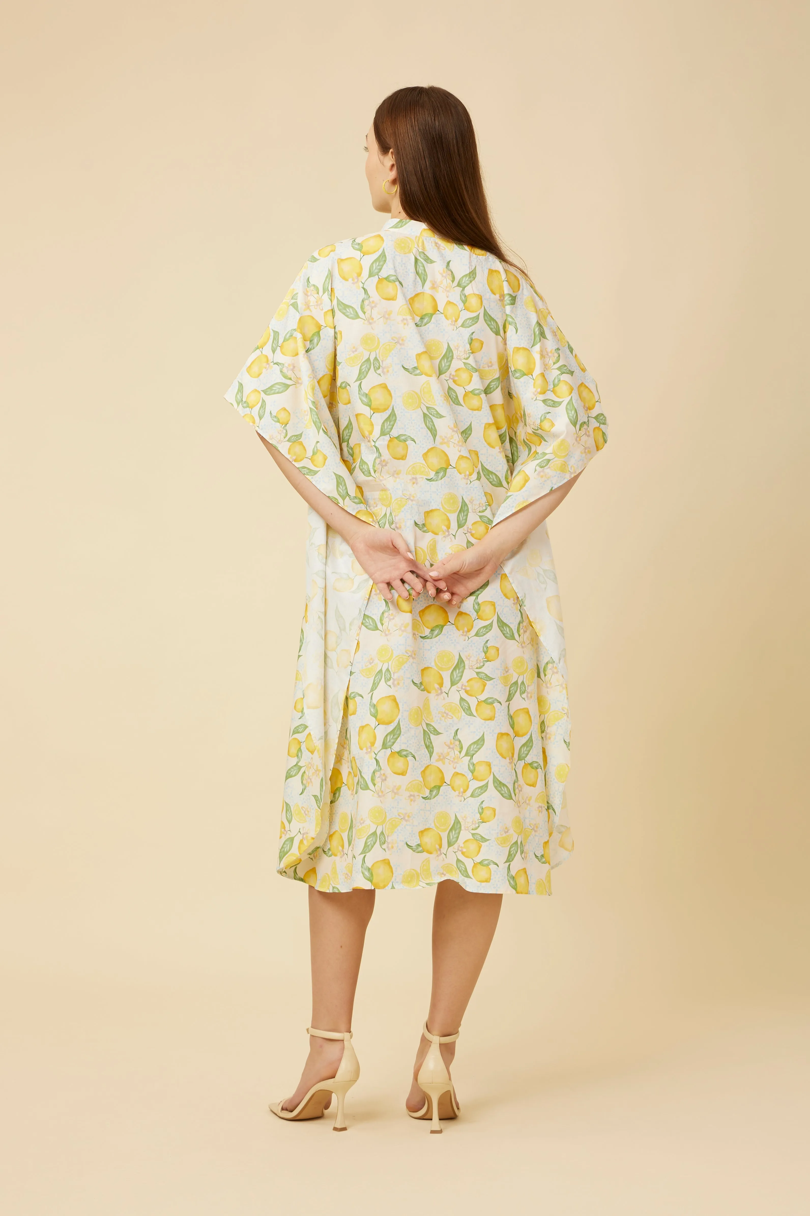 Citrus Dream Shirt Dress