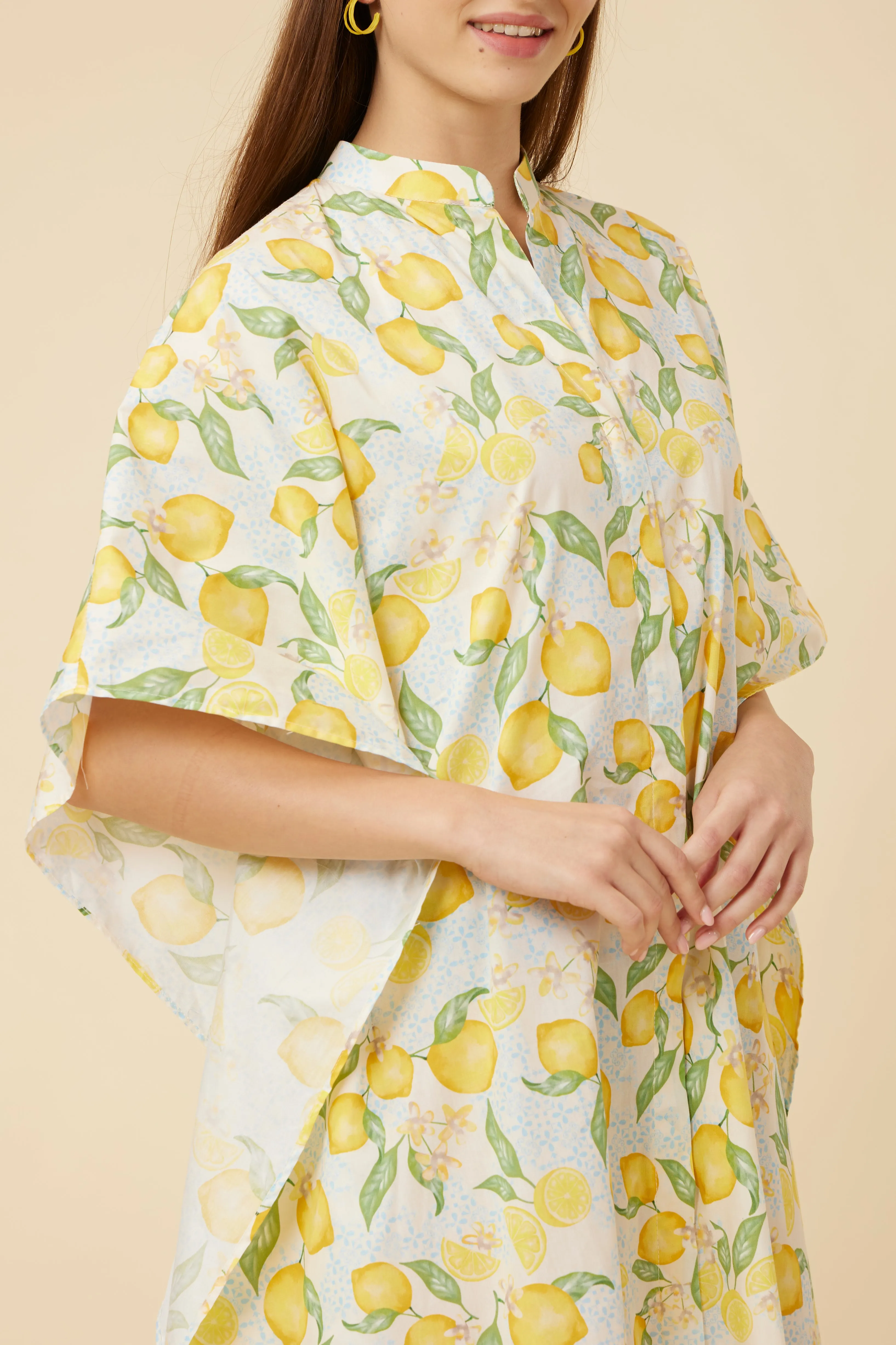 Citrus Dream Shirt Dress