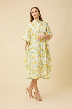 Citrus Dream Shirt Dress