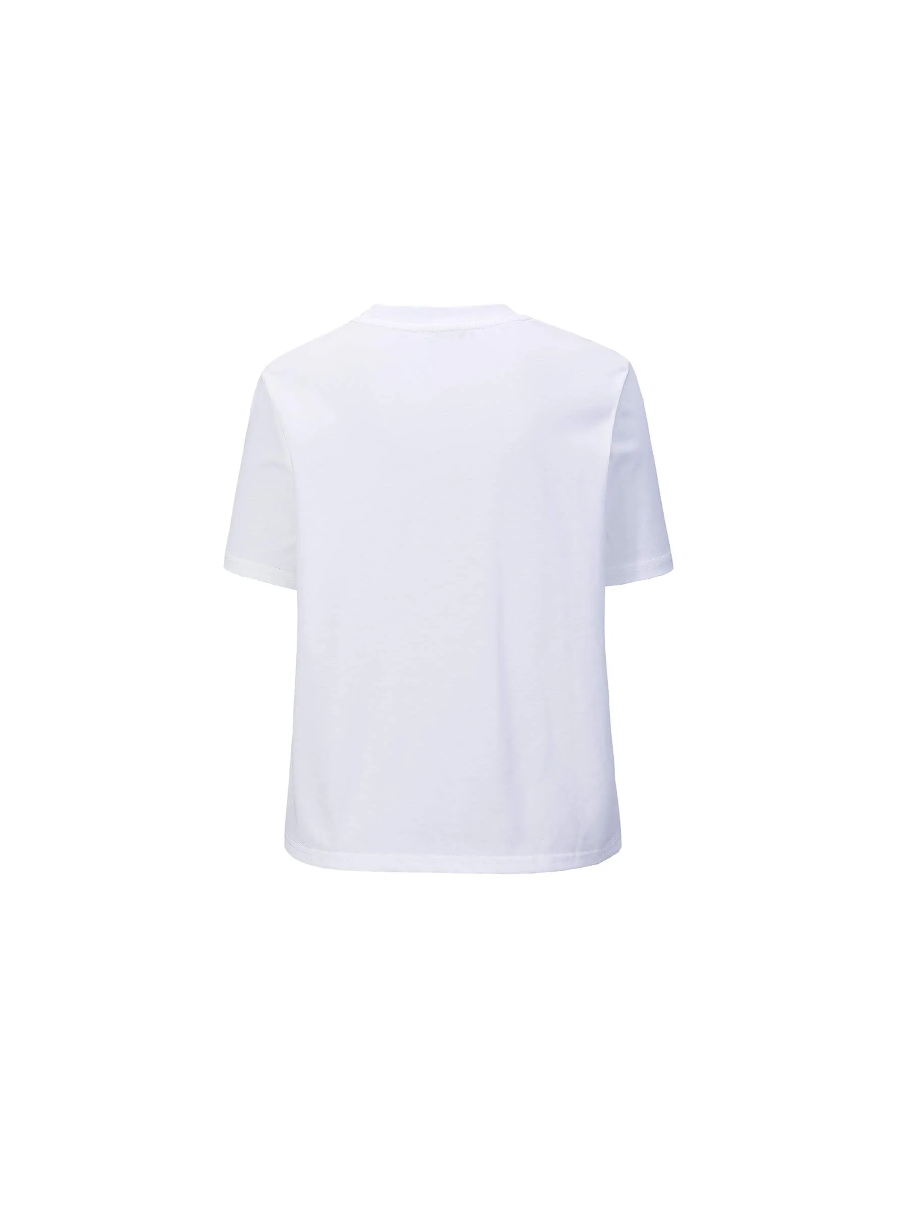 Contrast Color 3D Bow Casual T-shirt