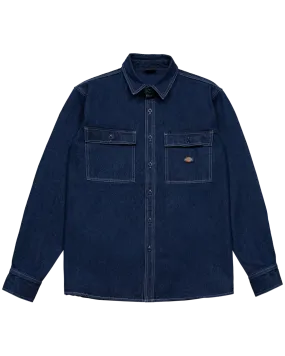 Dickies Jacinto Denim L/S Shirt Rinsed Indigo