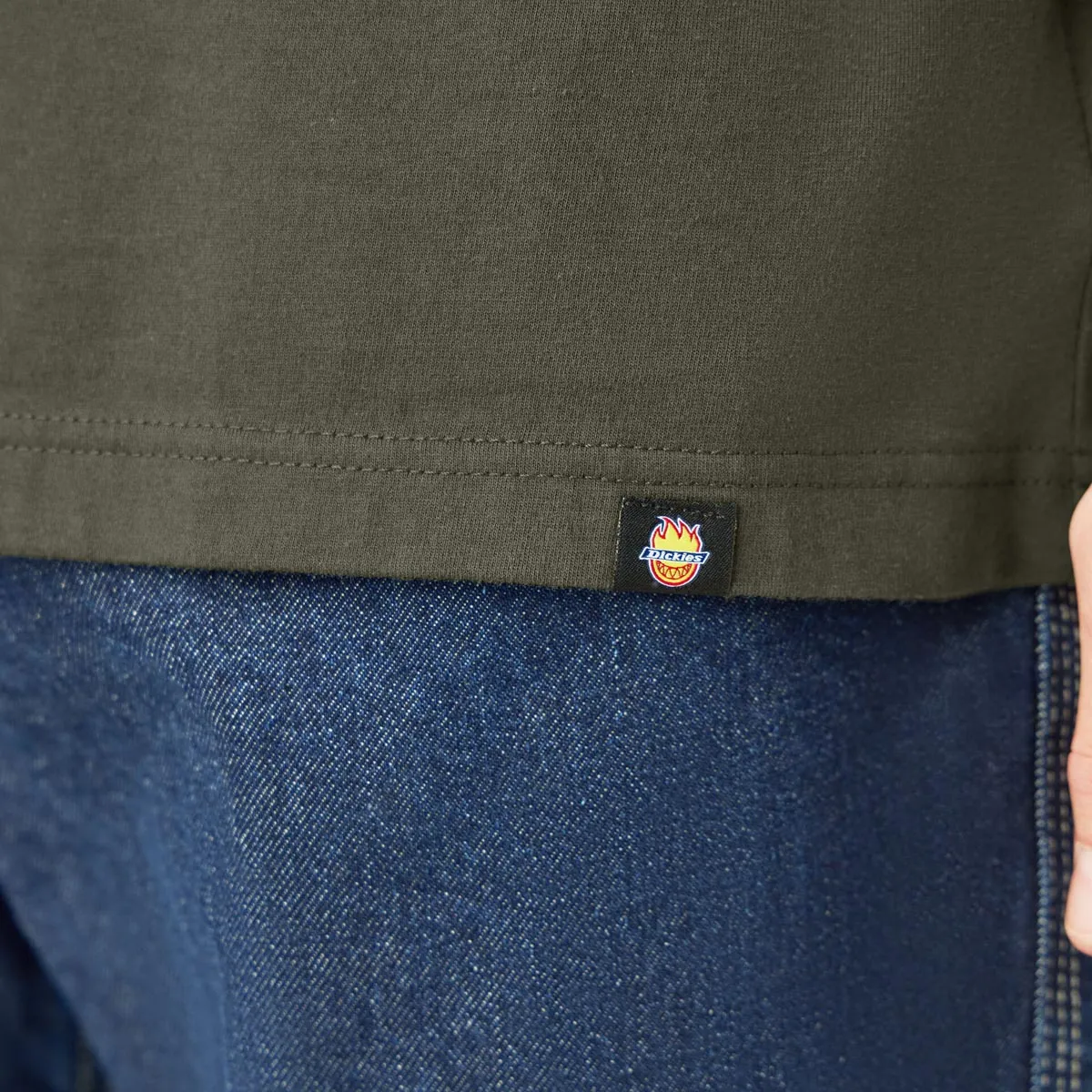 Dickies x Spitfire Long Sleeve T-Shirt - Olive Green
