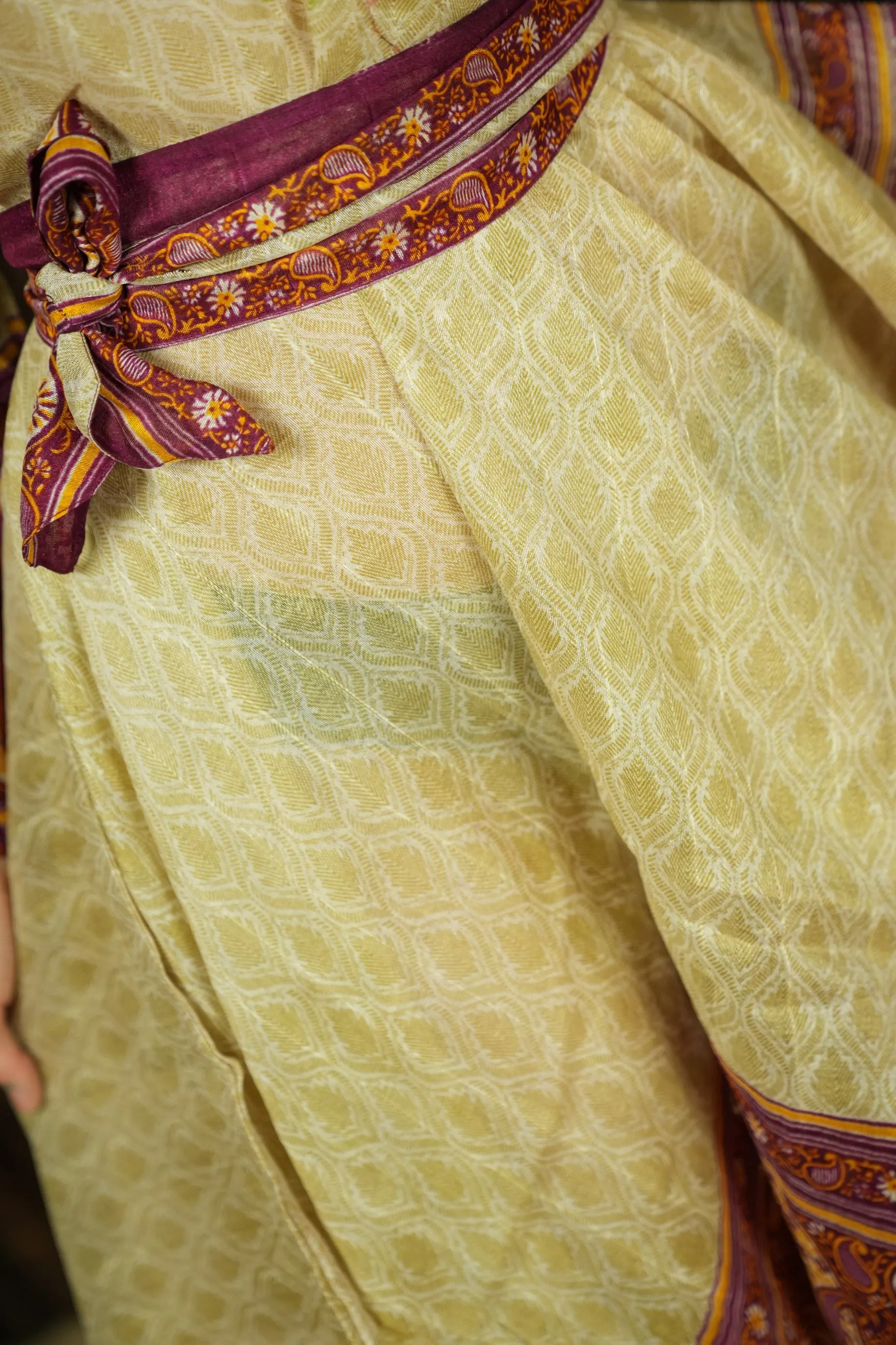Dress 'Eunoia' with Sleeves - see through