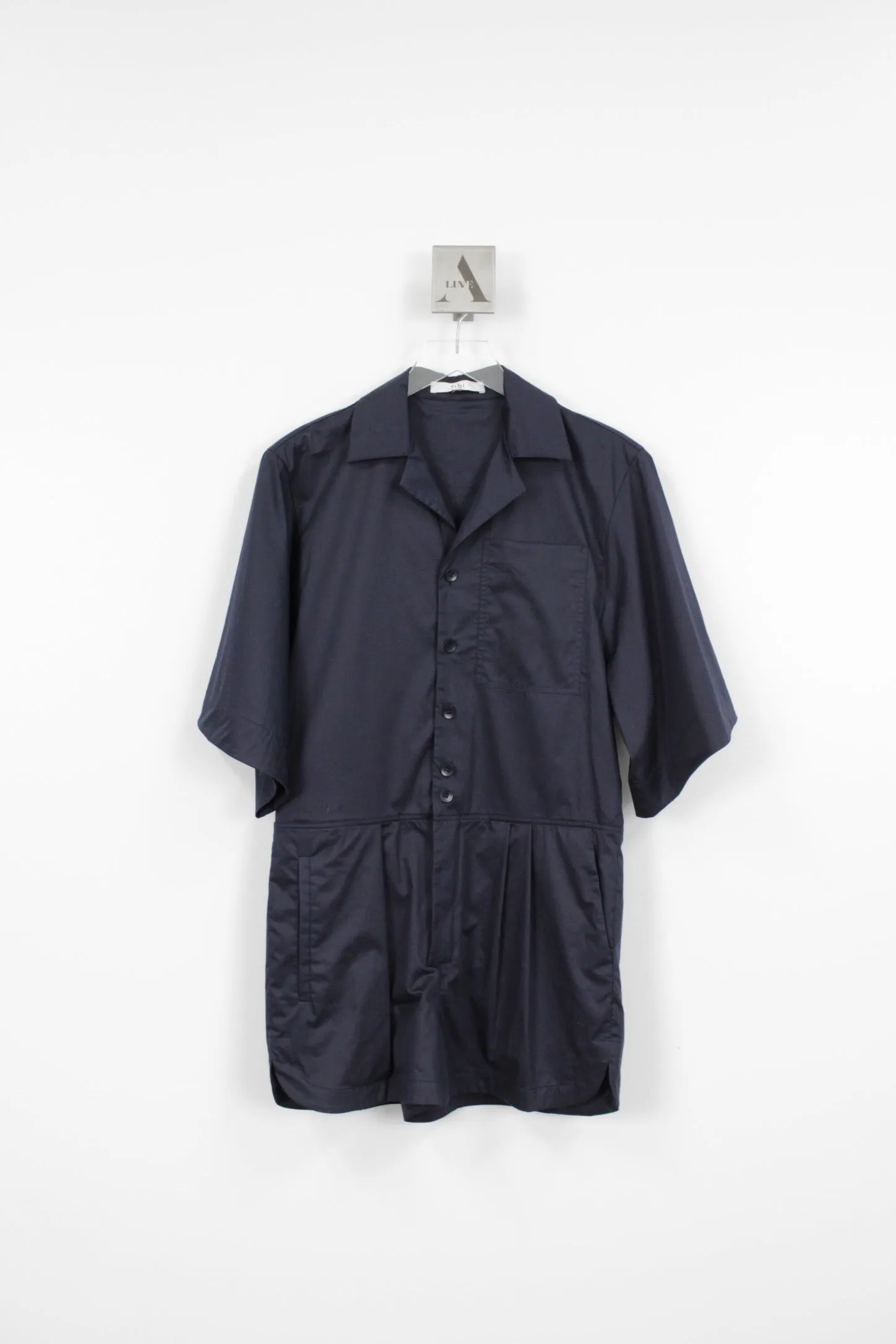 ECO POPLIN SHORT JUMPSUIT