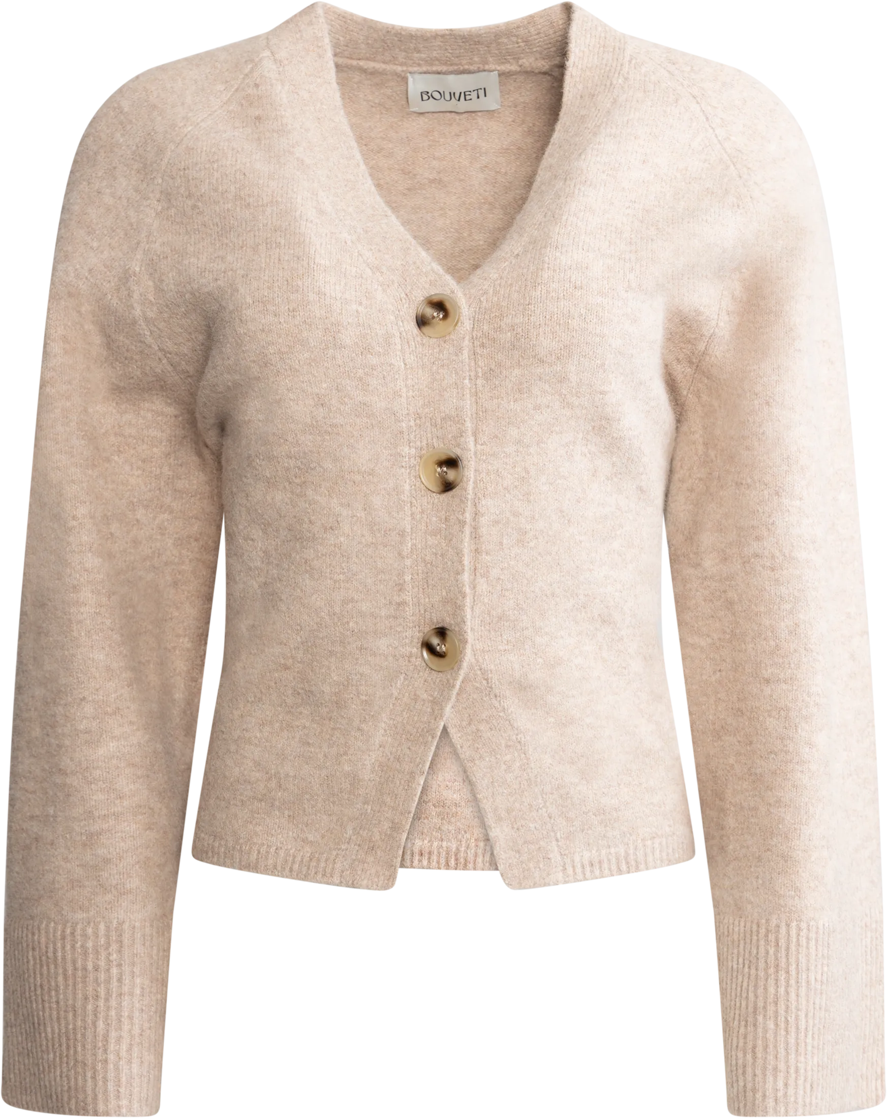 Elisabeth Knit Cardigan - Sand Melange