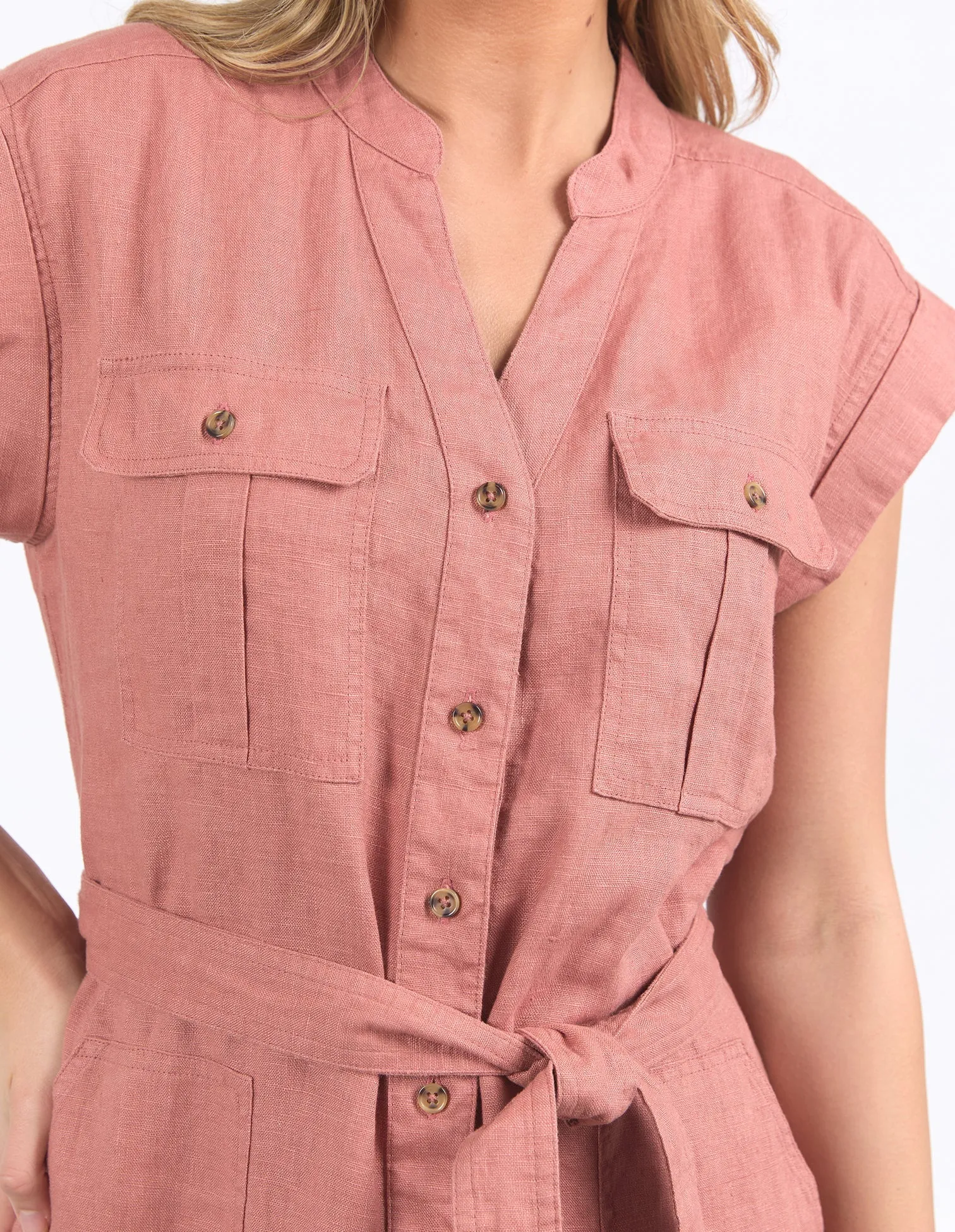 Foxwood Harlow Dress - Clay