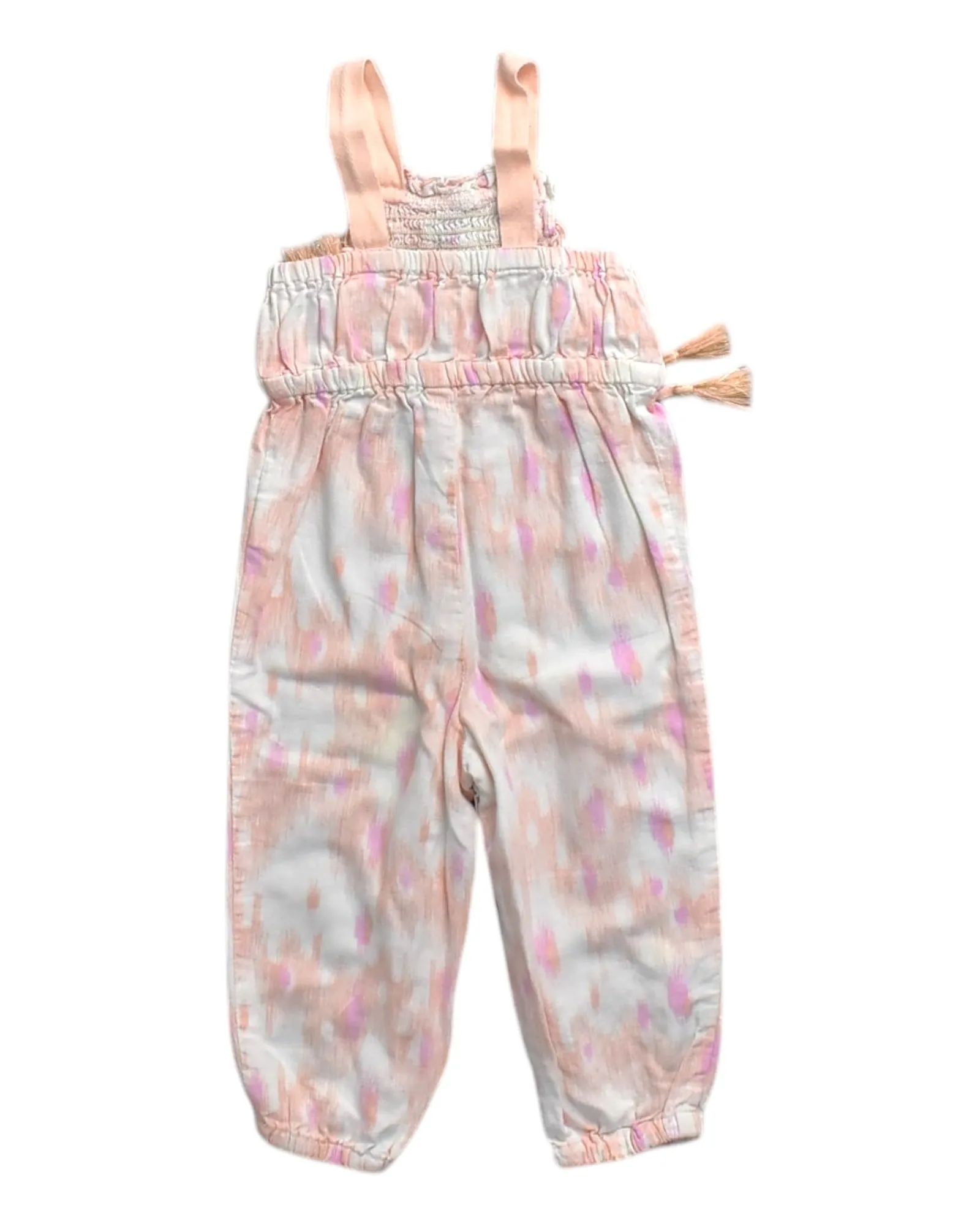 Gingersnaps Sleeveless Long Overalls 12M