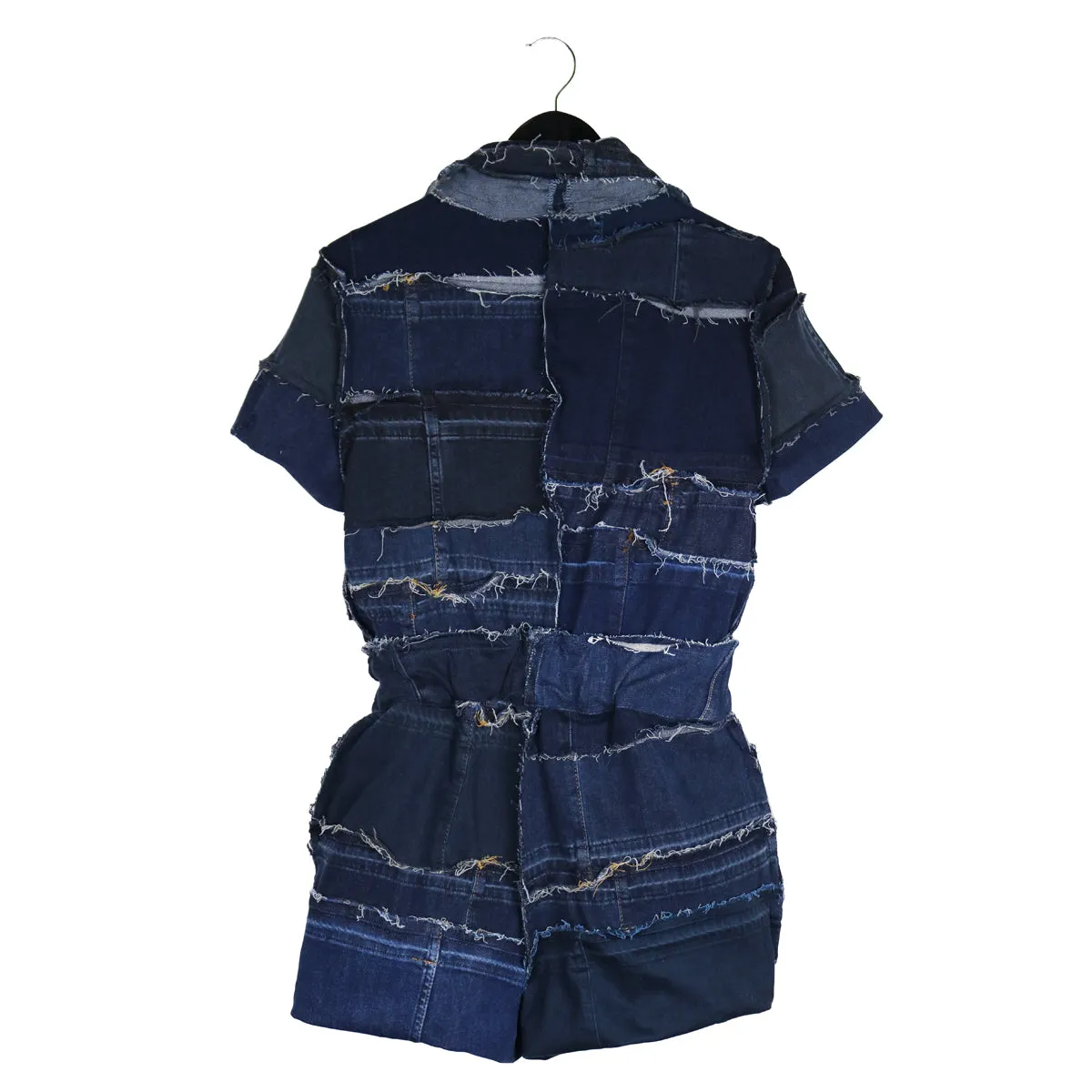 Gravity - Reversible Upcycled Denim Short Jumpsuit