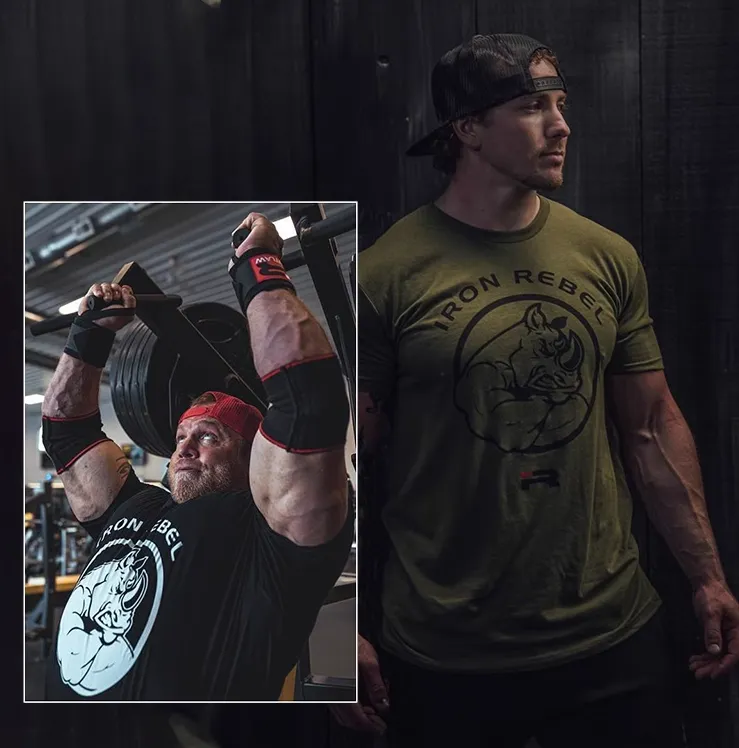 GYM BUDDY RHINO POWERLIFTING T SHIRTS