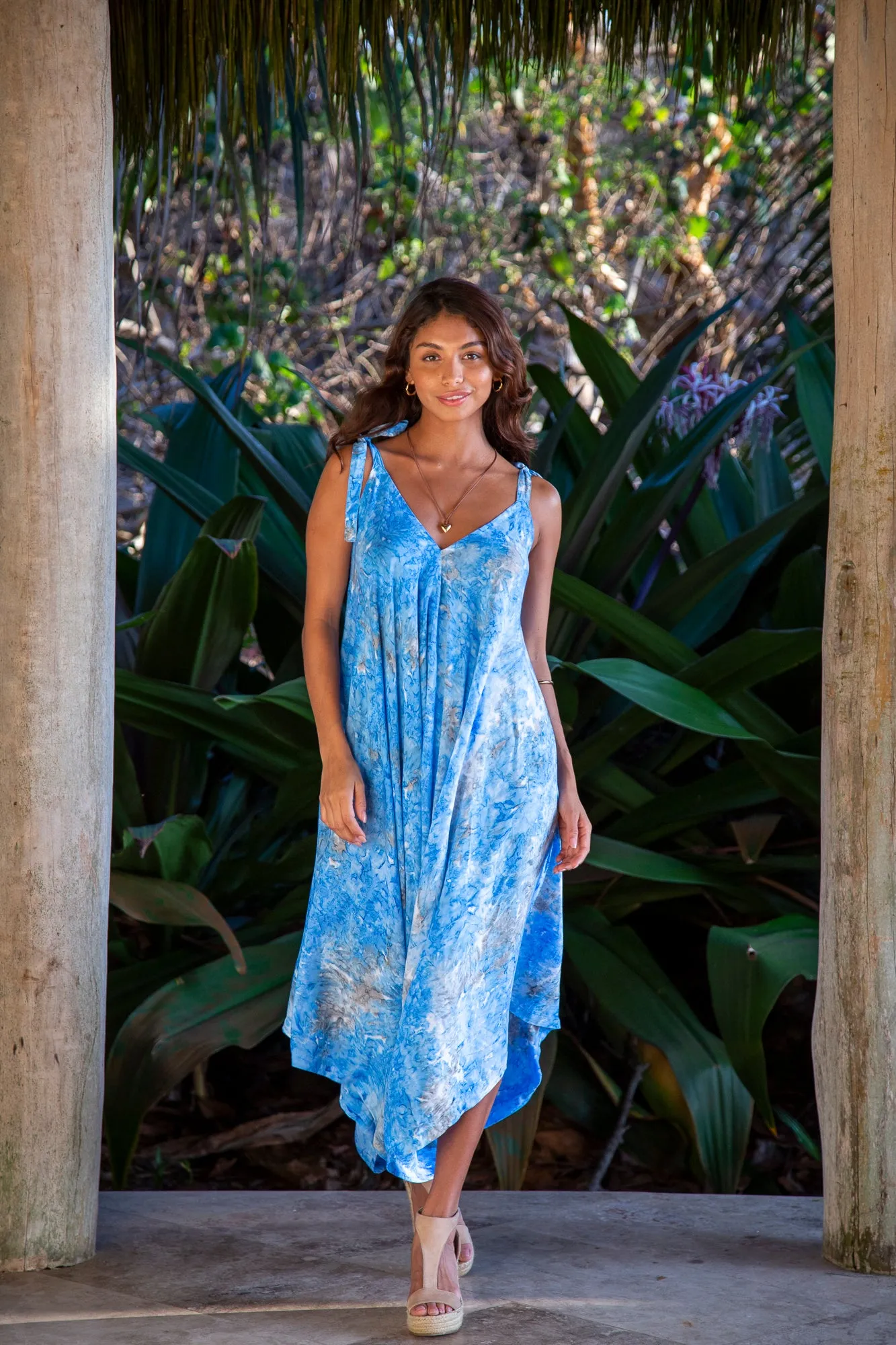 Gypsy Jumpsuit in Premium Elizabeth Taylor Blue