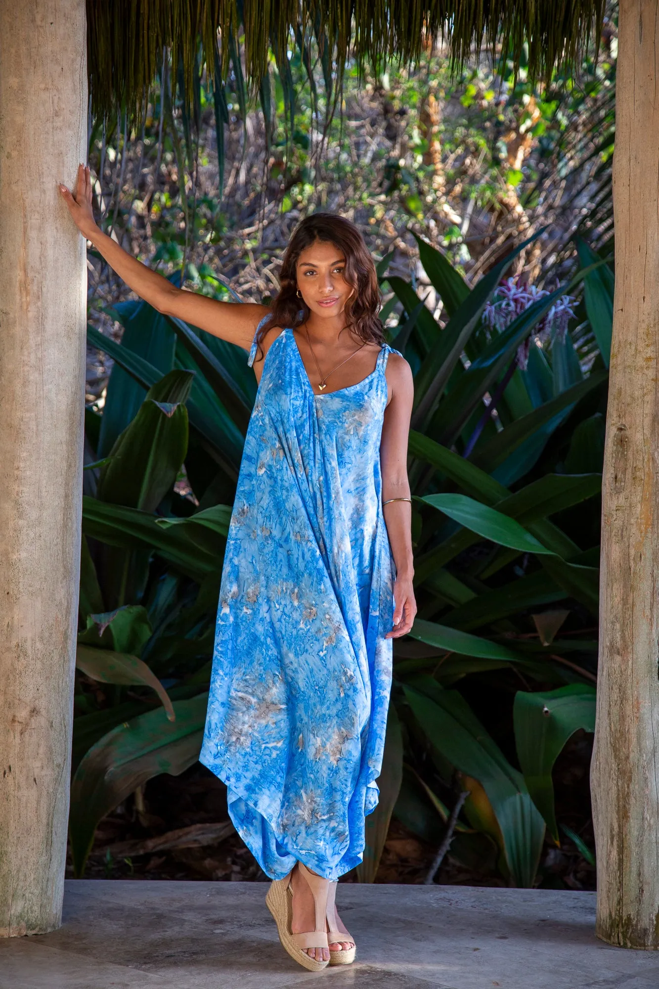 Gypsy Jumpsuit in Premium Elizabeth Taylor Blue