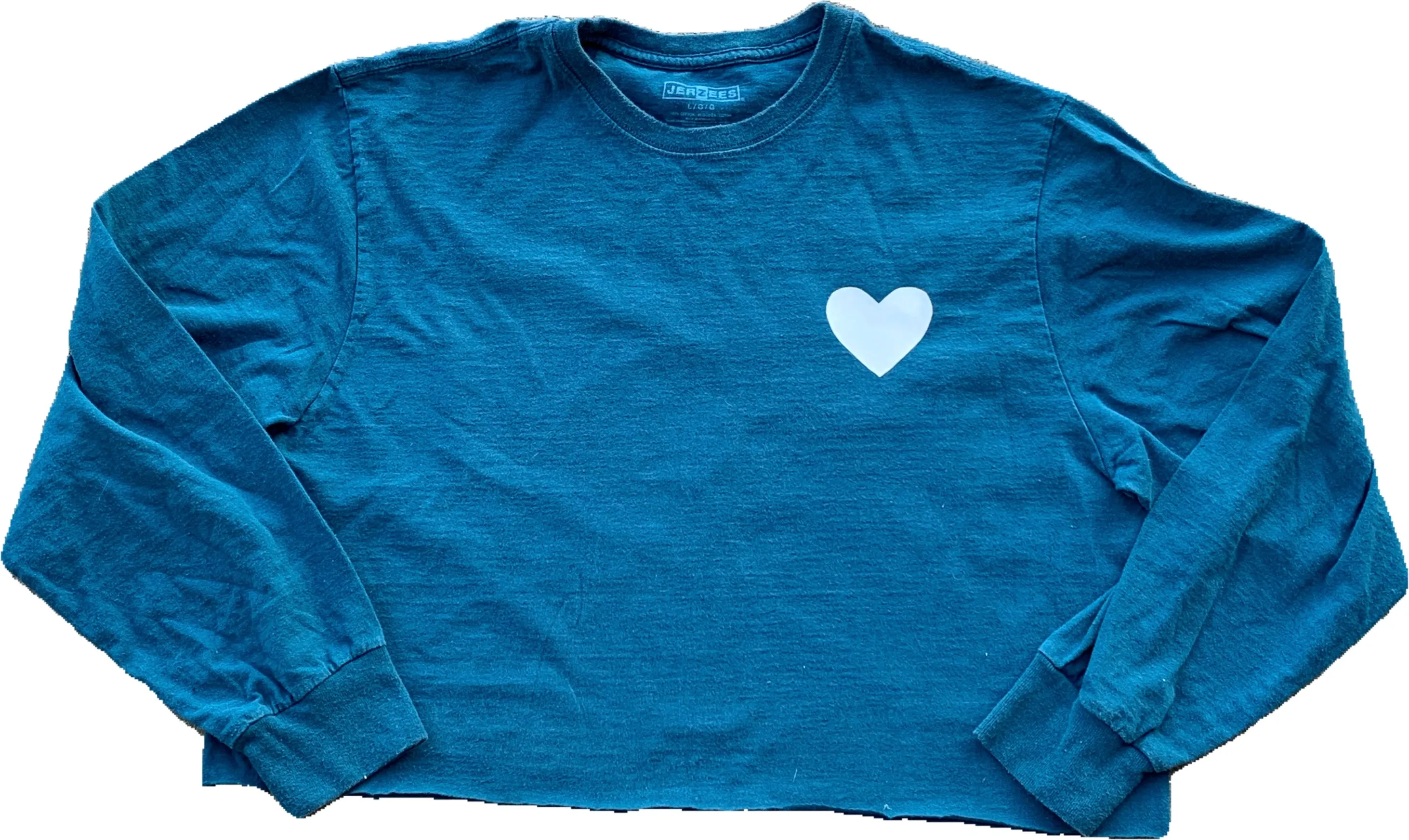 Heart Cropped Long Sleeve