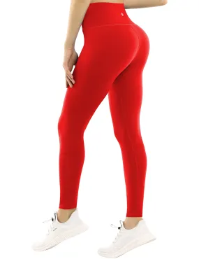 High Waist Pilates Pants scarlet_Pilates