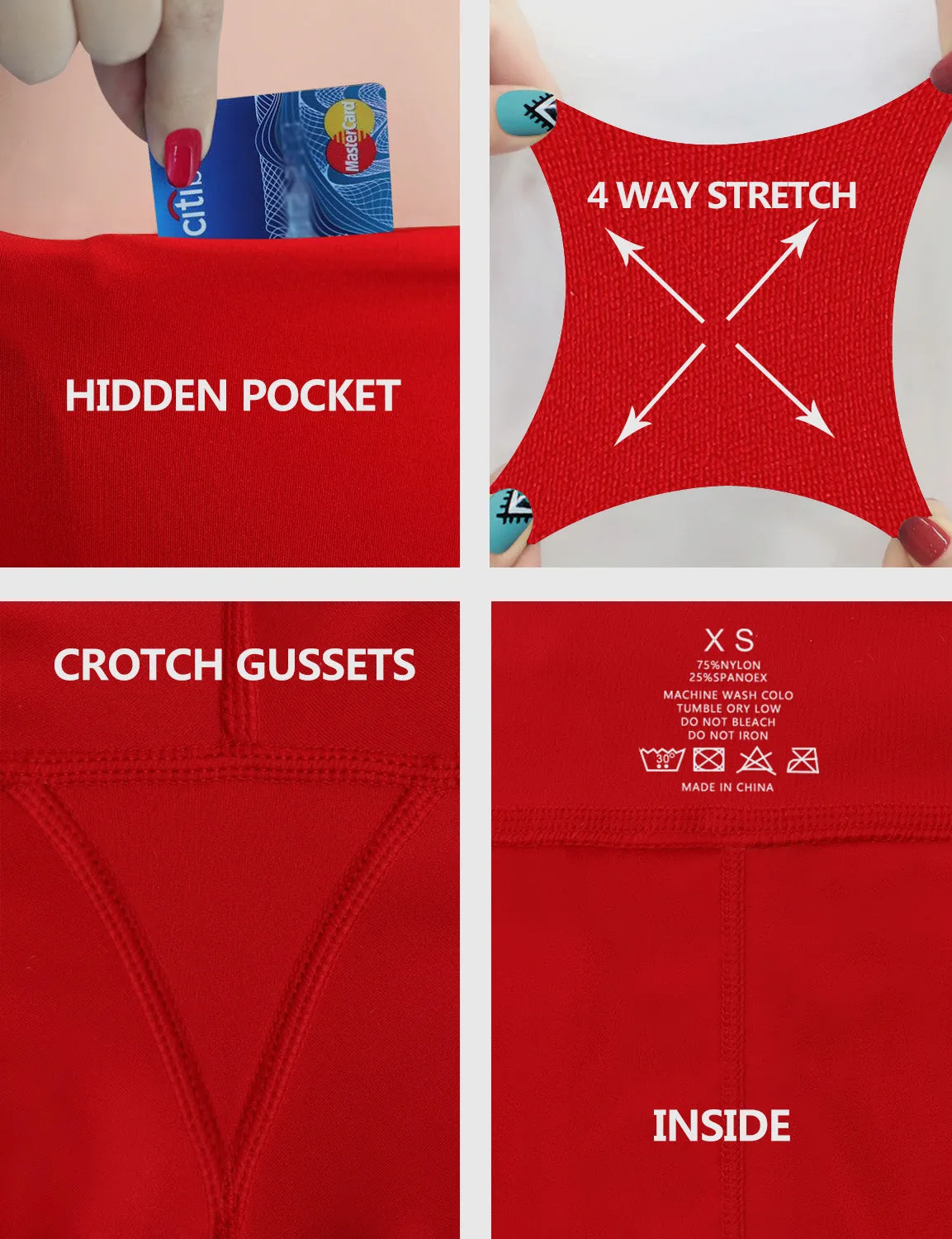 High Waist Pilates Pants scarlet_Pilates