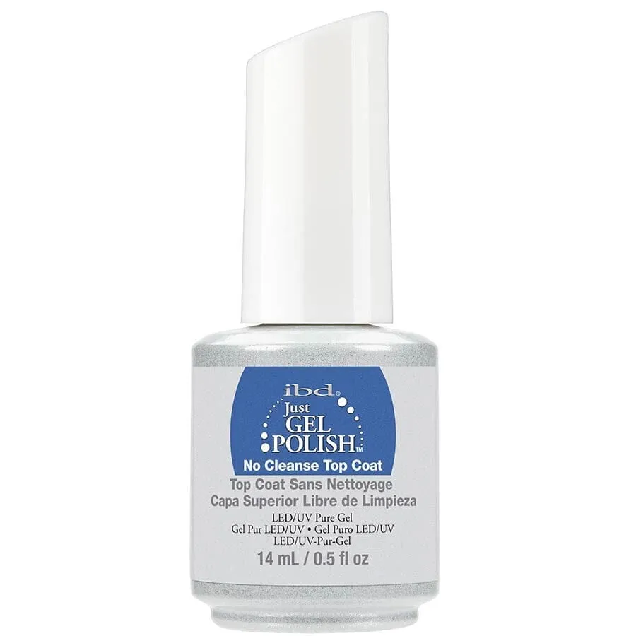 IBD JUST GEL POLISH No Cleanse Gel Top Coat 0.5oz