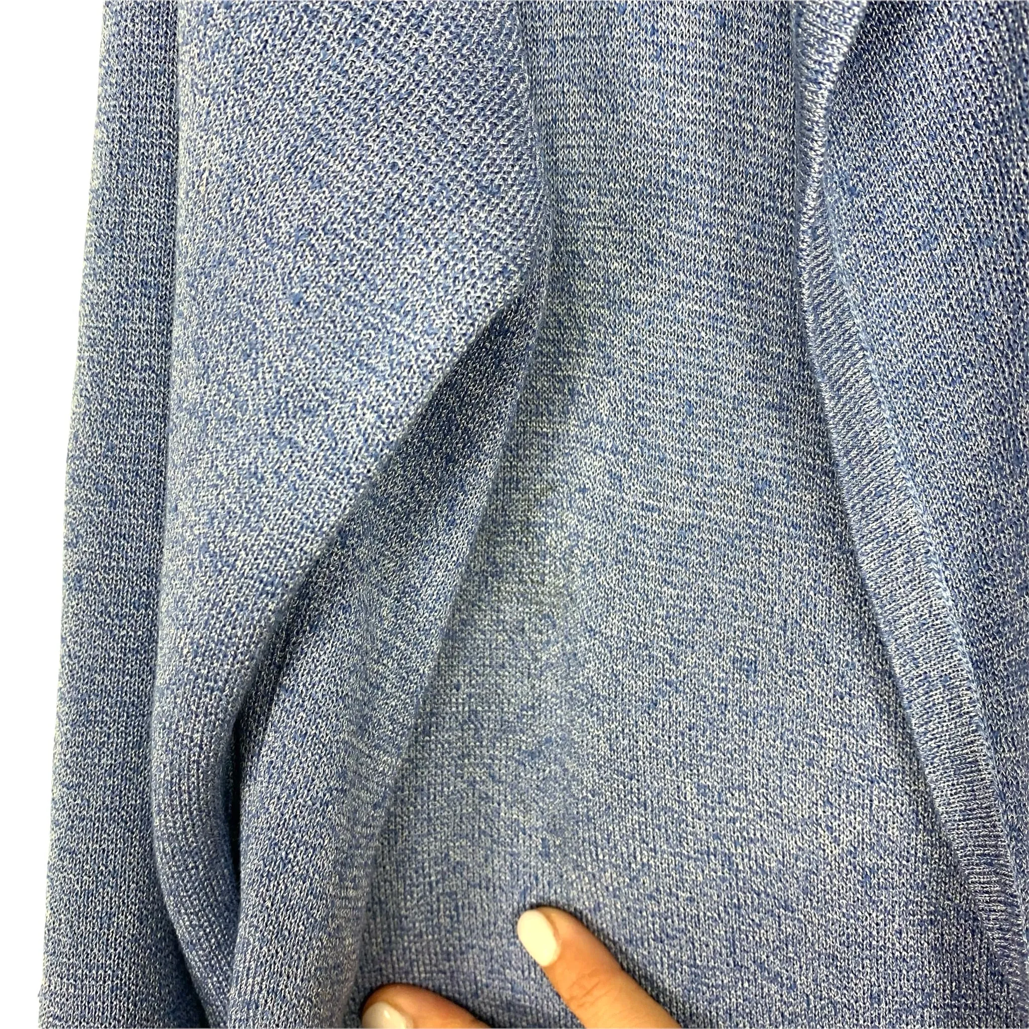 J Crew Blue Linen Blend Cardigan- Size L
