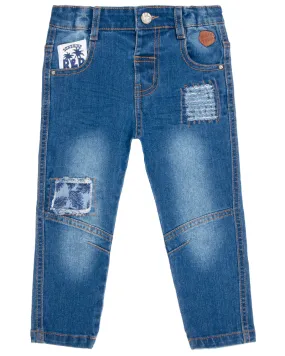 Jeans Richard Bebé Denim azul Black and Blue
