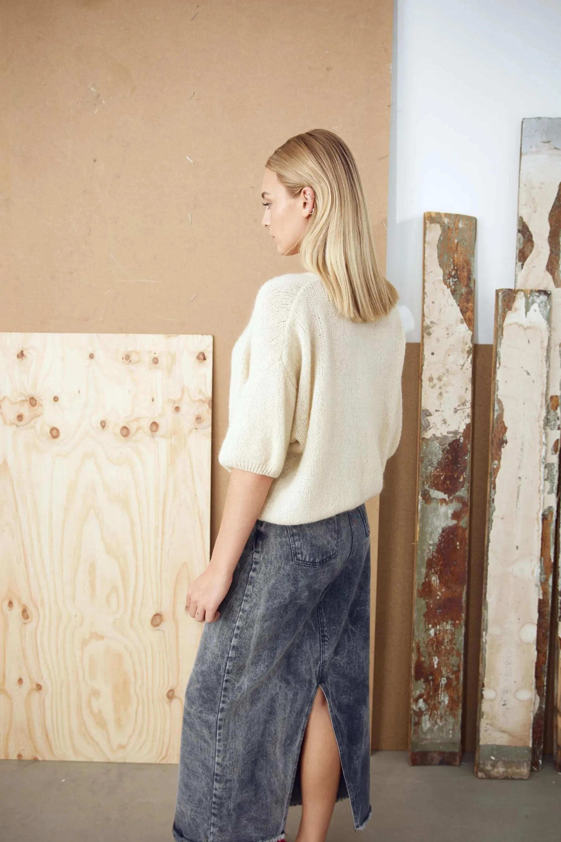 Johanna Knit Cardigan - Sand