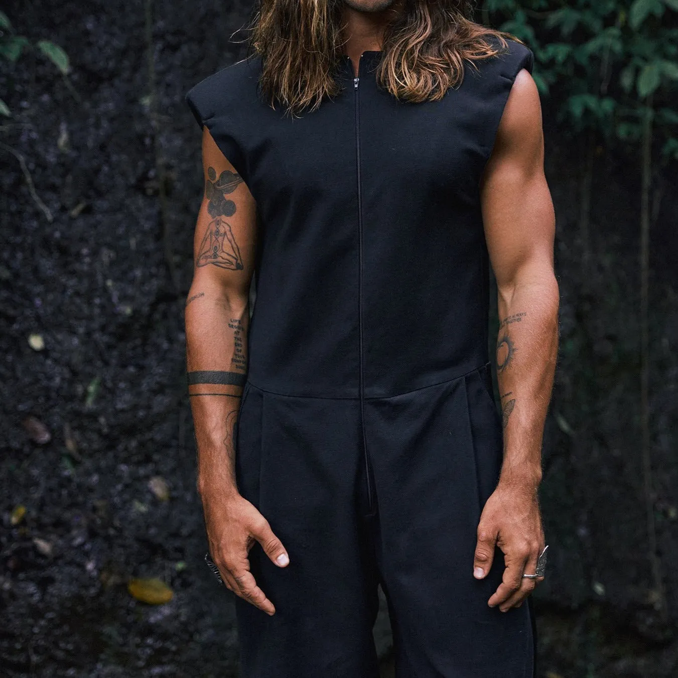 Jumpsuit with embroidery