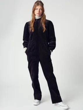 Kawa Organic Cotton Corduroy Jumpsuit | Black